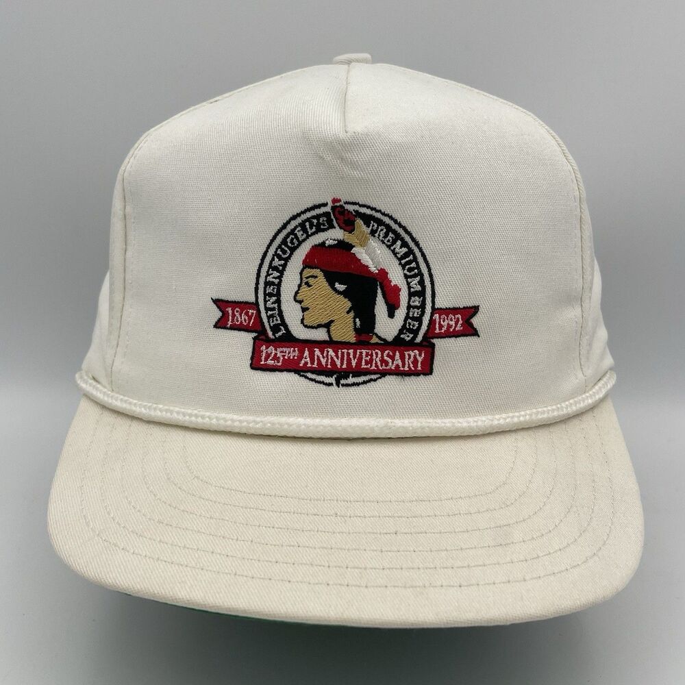 Vintage Leinenkugels Beer 125th Anniversary Hat Cap Snapback Embroidered USA
